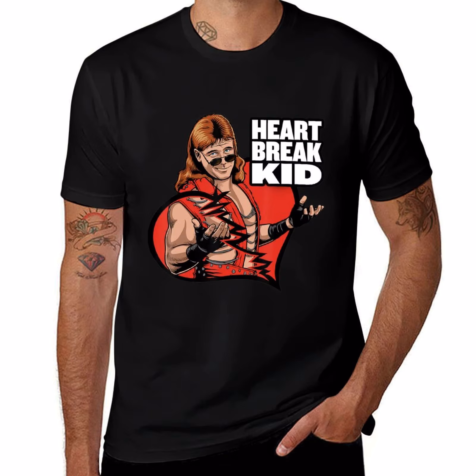 Shawn Michael HBK The Heart Break Kid Style Vintage T-Shirt Holiday Party Tee Shirt T-Shirt