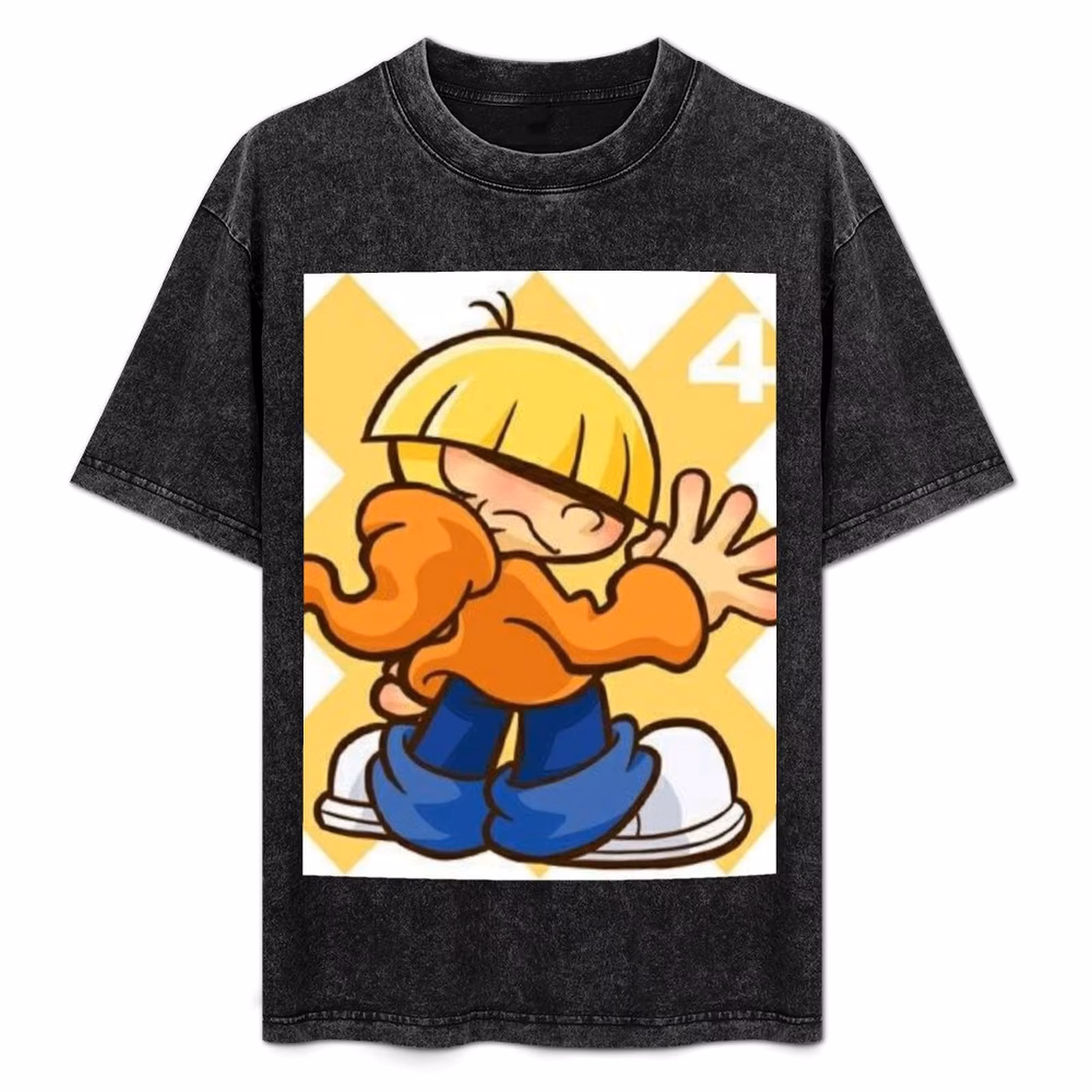 Kids next door numbah 4 T-Shirt Outdoor Work Short Sleeve Top
