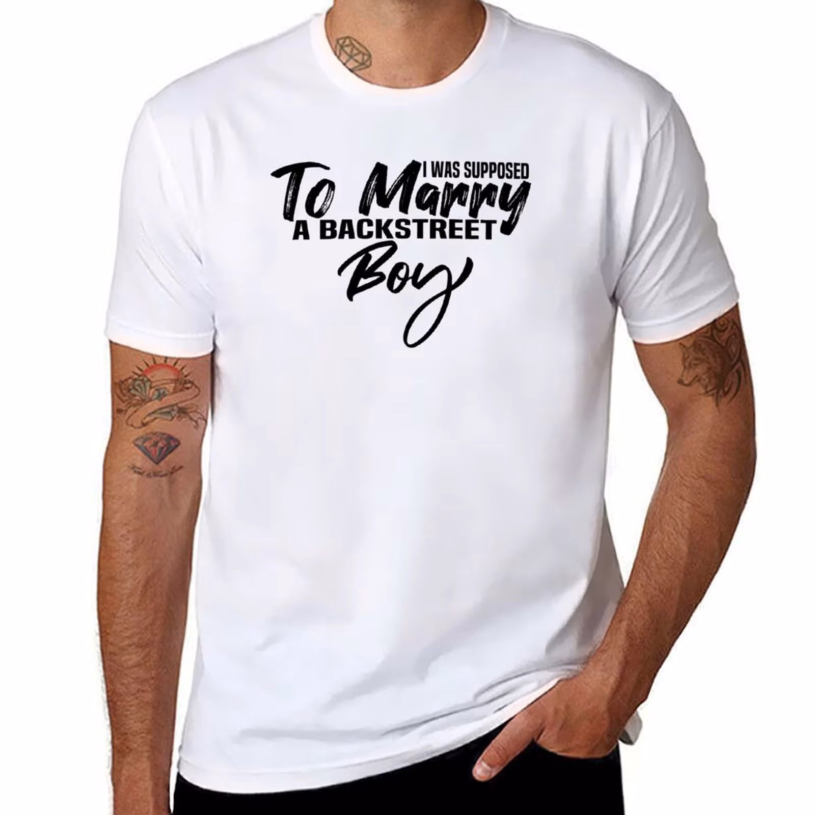 I Was Supposed To Marry A Backstreet Boy T-Shirt t shirt personalised essential t shirt T-Shirt