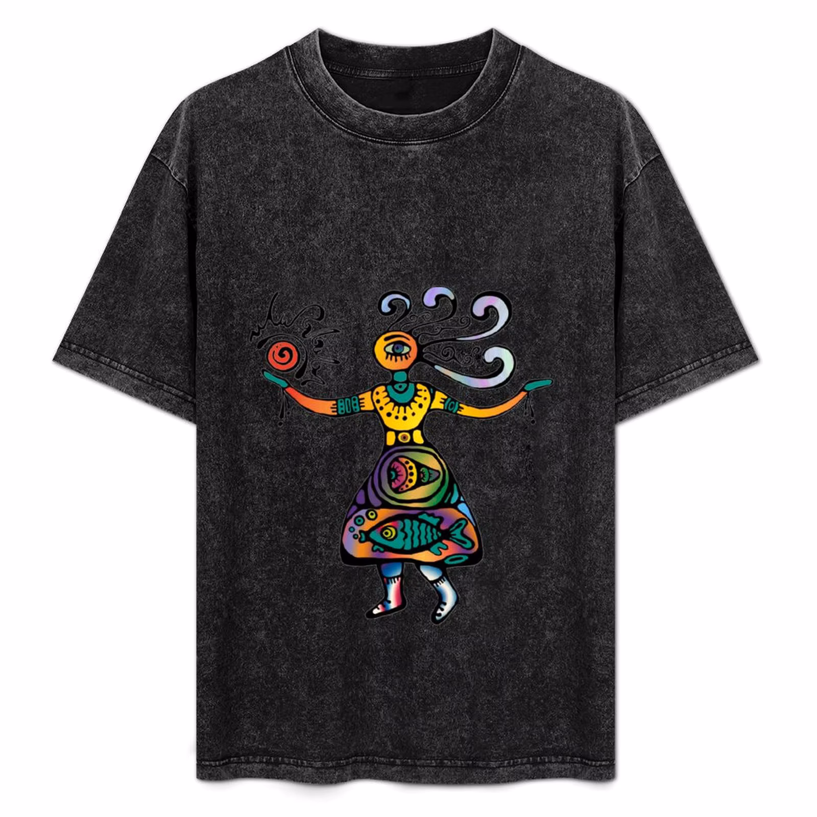 Fish girl T-Shirt Big and Tall Loose Fit T-Shirt