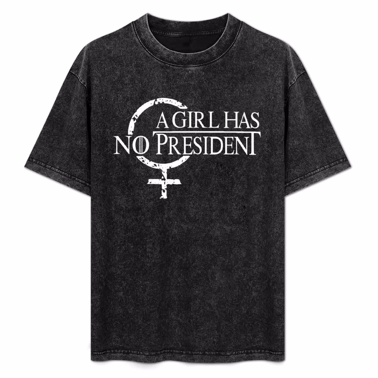 A Girl Has No President Shirt T-Shirt Running Performance Short Sleeve Tee