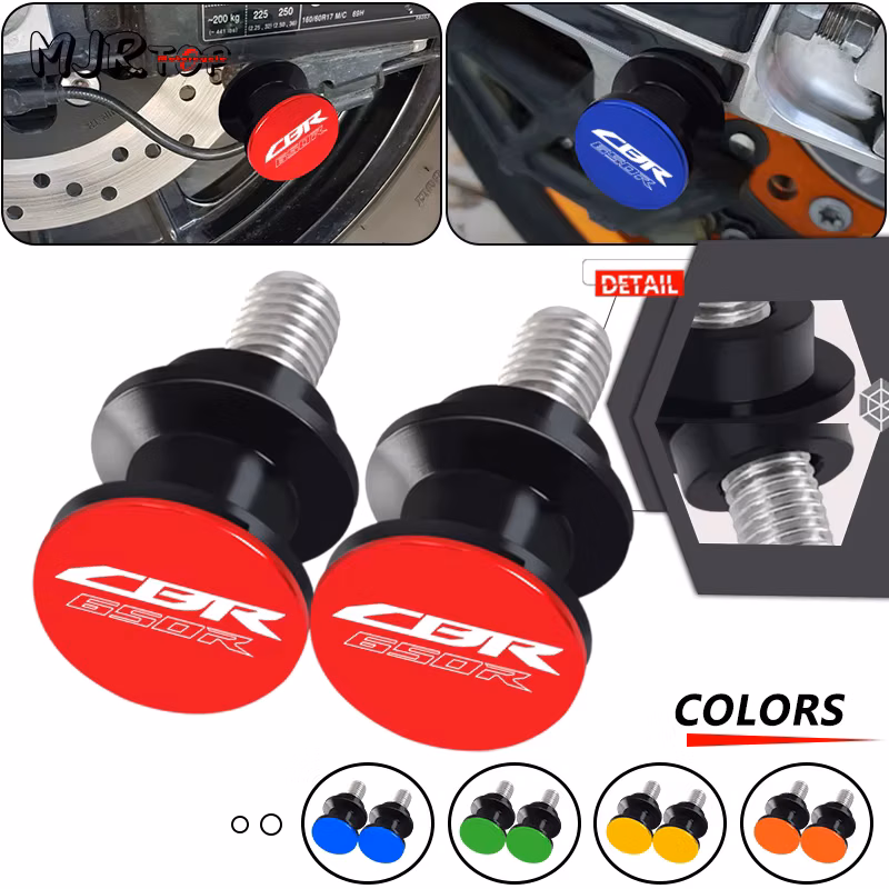NEW SwingArm Screw For CBR650R CBR650F 2018-2026 Motorcycle CNC Swingarm Spools Slider Stand Screw keychain cbr650r 650f