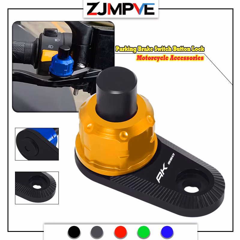 Motorcycle Brake Lever Parking Button Switch Lock For AK550 xciting S400 S250 500 250 300 DownTown DT 125i 200i 300i