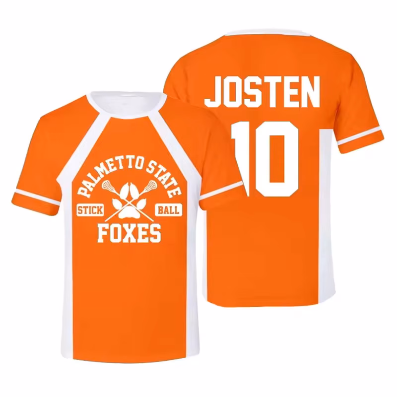 New The Foxhole Court Palmetto State Foxes Hockey Jersey Cosplay Wilds Minyard 3D T-shirt Anime Cartoon Clothes Kids