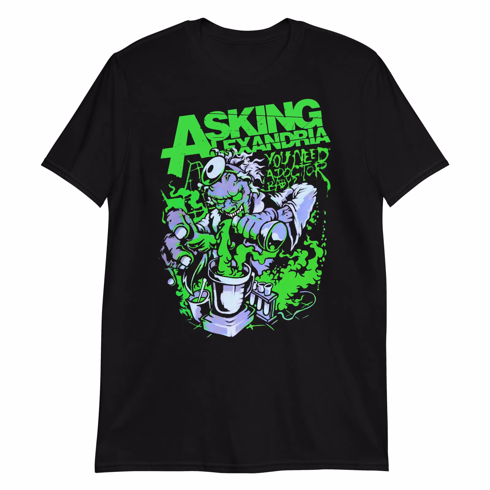 Asking Alexandria You Need a Doctor Baby? Metalcore Band T-Shirt