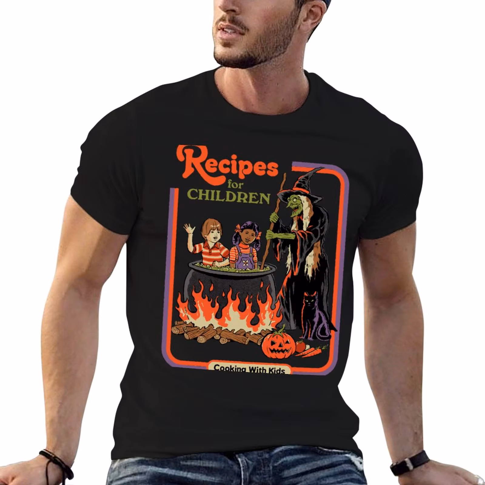 Recipes For Children T-Shirt Water Resistant Casual T-Shirt
