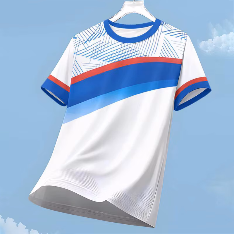 Men's Running T Shirt Outdoor Badminton Tennis Sprotswear Casual O-neck Loose Short Sleeve Tees Summer Quick Dry