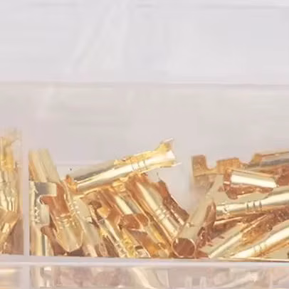 120PCS 3.5mm Copp er Crimp Terminal Connector Kit Male Female For Car Truck Marine Electrical Wire Cable Connection