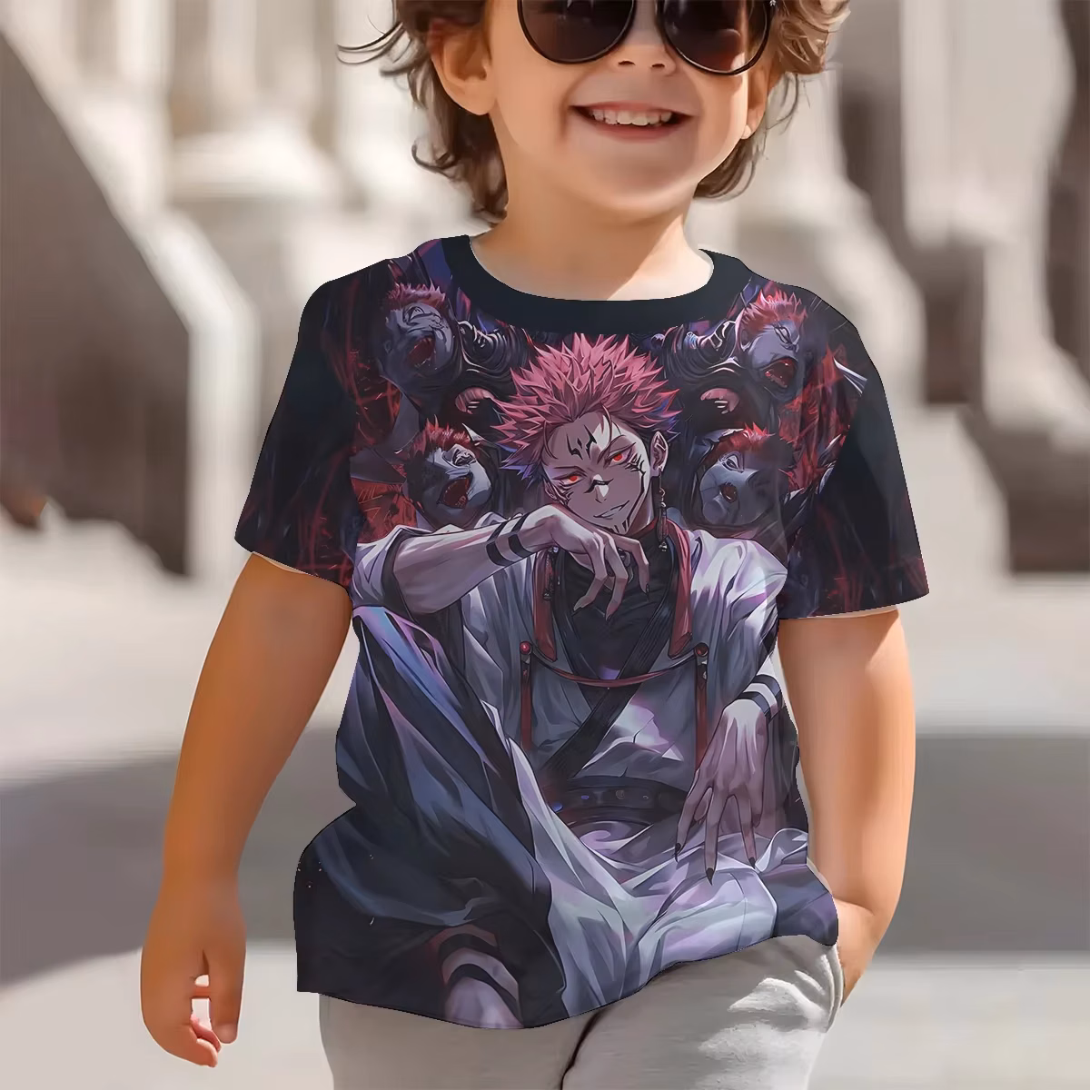3D Print Jujutsu Kaisen Satoru Gojo Baby Clothing 5 to 14 Years Male Outdoor Clothes for Children Boy Girl Child