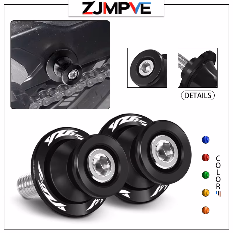 6MM Stand Screws For YZF-R1 R1M R1S YZFR3 yzfr1 yzfr3 Motorcycle Accessories Swingarm Slider Spools Screw Parts YZFR1