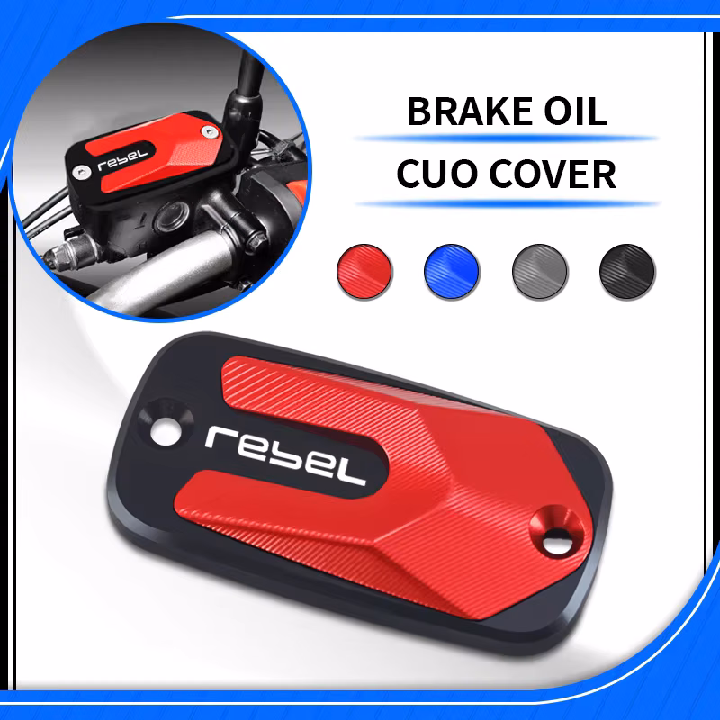 Motorcycle Front Brake Fluid Reservoir Oil Cup Cover For Honda Rebel 300 500 CM300 CM500 rebel CMX300 CMX500 CMX1100
