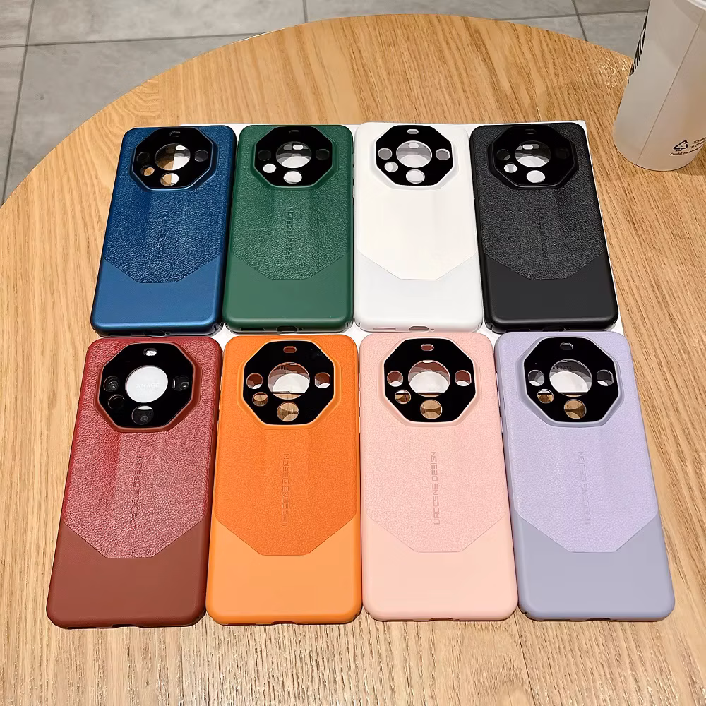 New Lichee Pattern Hard Phone Case For Huawei Mate 70 Pro+ Mate 60 RS Mate 50 RS 40 RS Nova 13 12 Pro Honor 200 Magic7