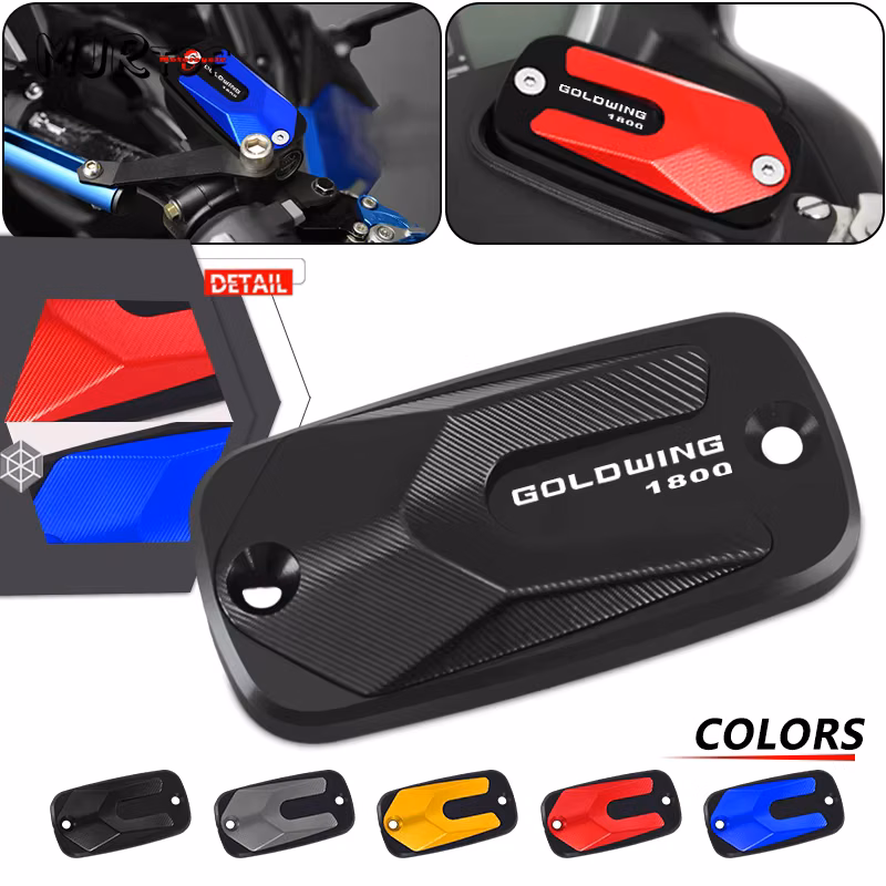 For GOLDWING1800 goldwing1800 gl1800 gl1500 Motorcycle CNC Front Brake Clutch Fluid Reservoir Cap Oil Cup Cover GL1800