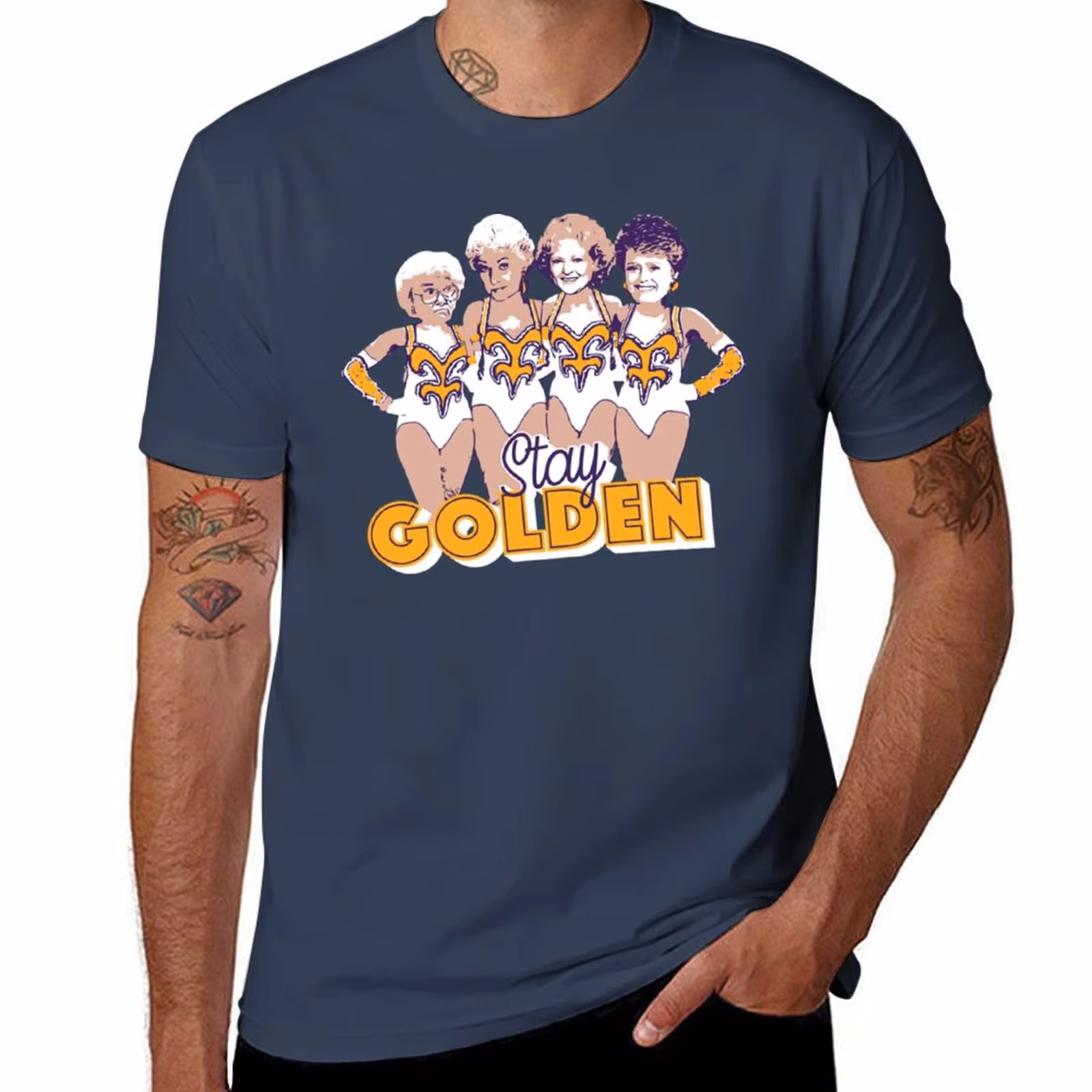 Lsu Golden Girls T-Shirt Athletic Fit Sports Short Sleeve Top