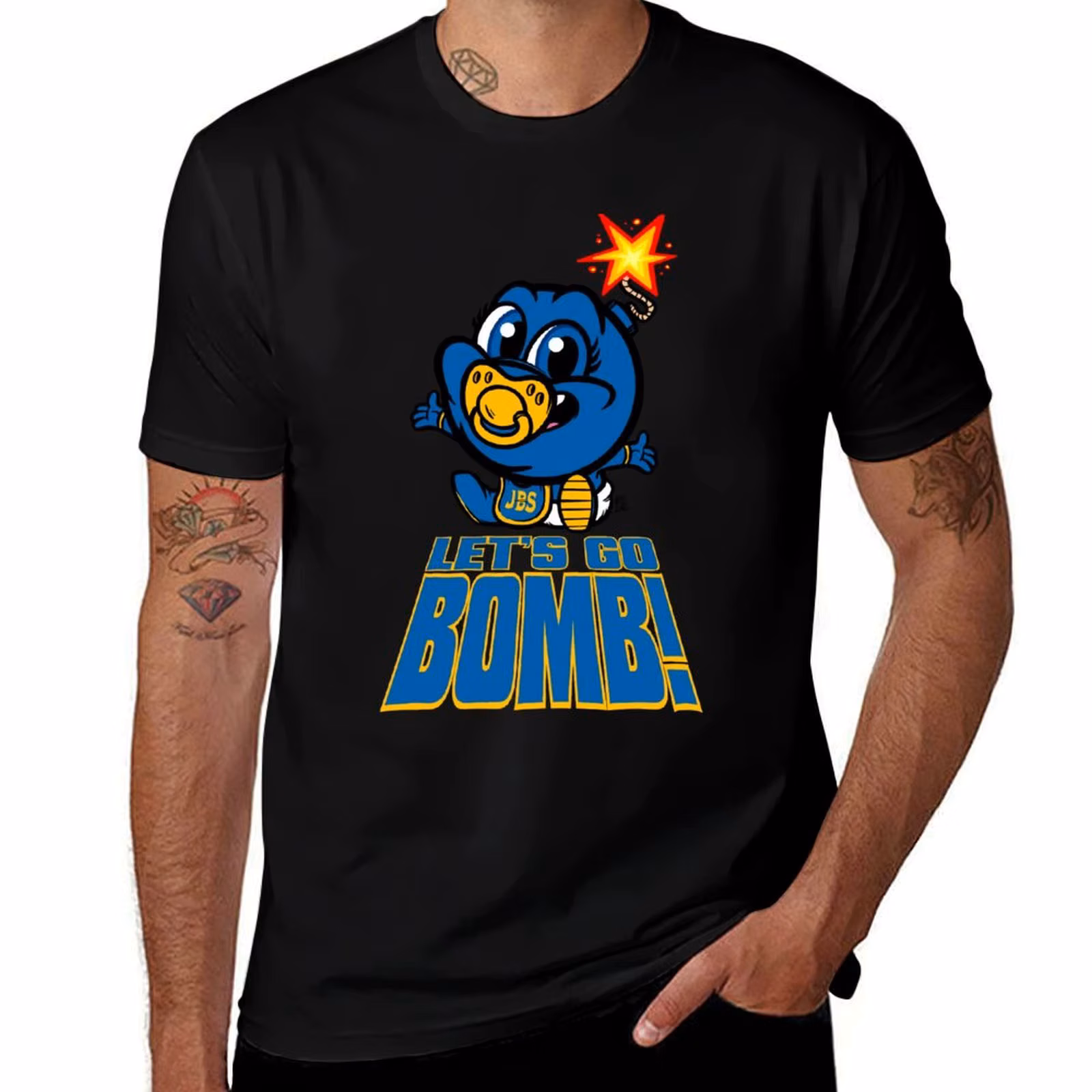 JBS Baby Bomber T-Shirt Active Sports Short Sleeve Cotton Shirt