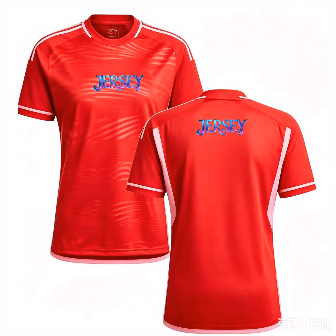 New Breathable Striped Football Short Sleeved Shirt , Quick Drying Sports Training Suit, Letter Printed Casual