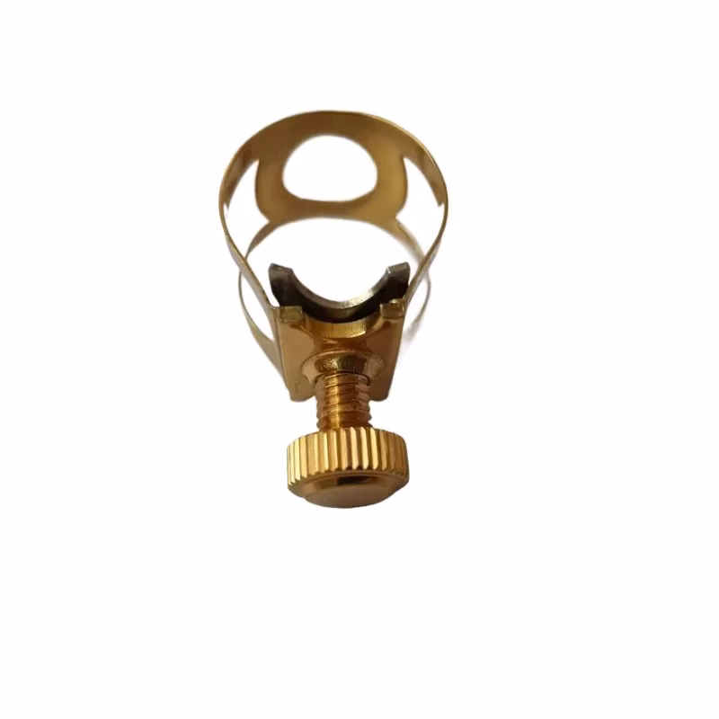 NEW 1PCS Ligature Alto Saxophone Keyboard Saxophone for Tenor Sax Metal Nozzle Mouthpiece Metal Clamp Soprano