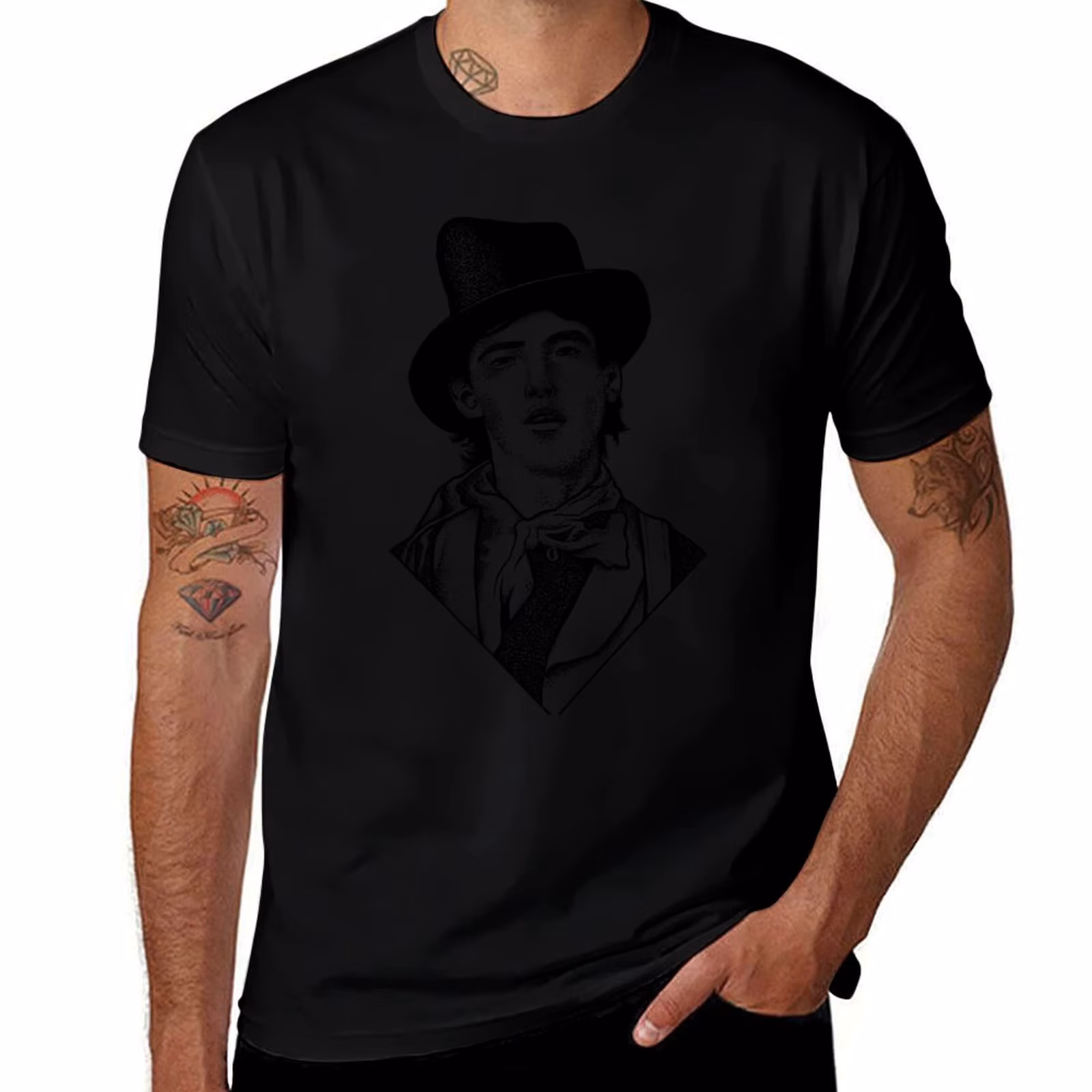 Billy the Kid T-Shirt Summer Fashion Casual Tee Shirt