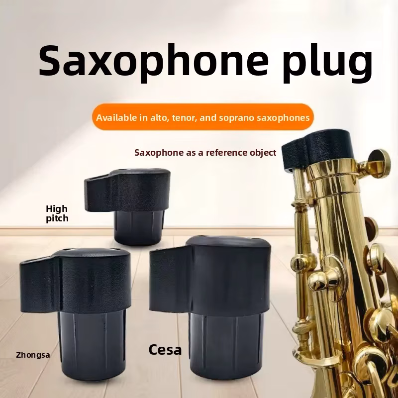 2 3 Pcs Tenor Saxophone End Plug ABS Sax Mouth End Plug with Anti-button Bump Portable Sax Parts Woodwind Instrument