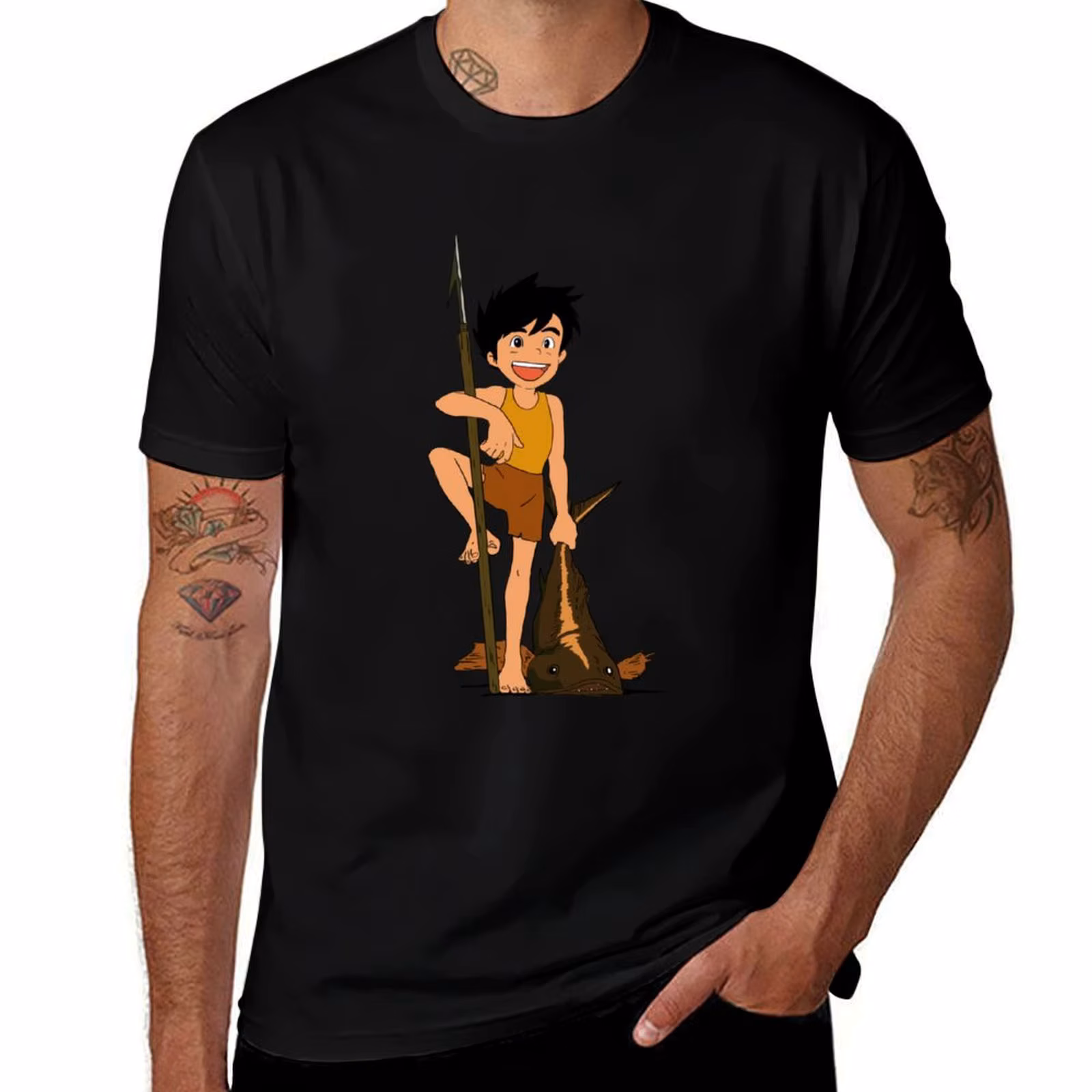 Future Illustration The Boy Fan Conan Art T-Shirt Sun Protective Outdoor Tee Top