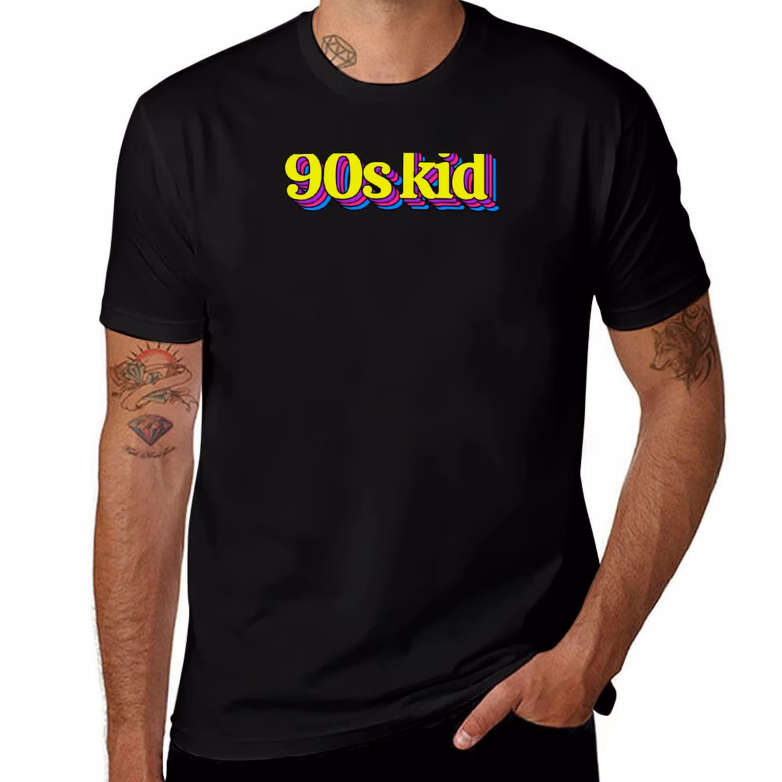 90s Kid T-Shirt Sporty Breathable Short Sleeve T-Shirt