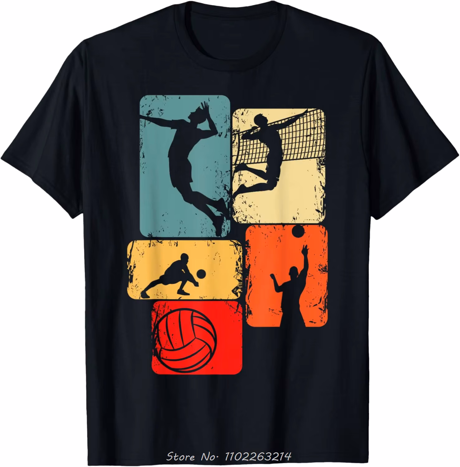 Volleyball Boys Men Youth Men's Clothing Print Original Design Oversized T-shirt Summer Cotton Tshirt Camiseta Fitness