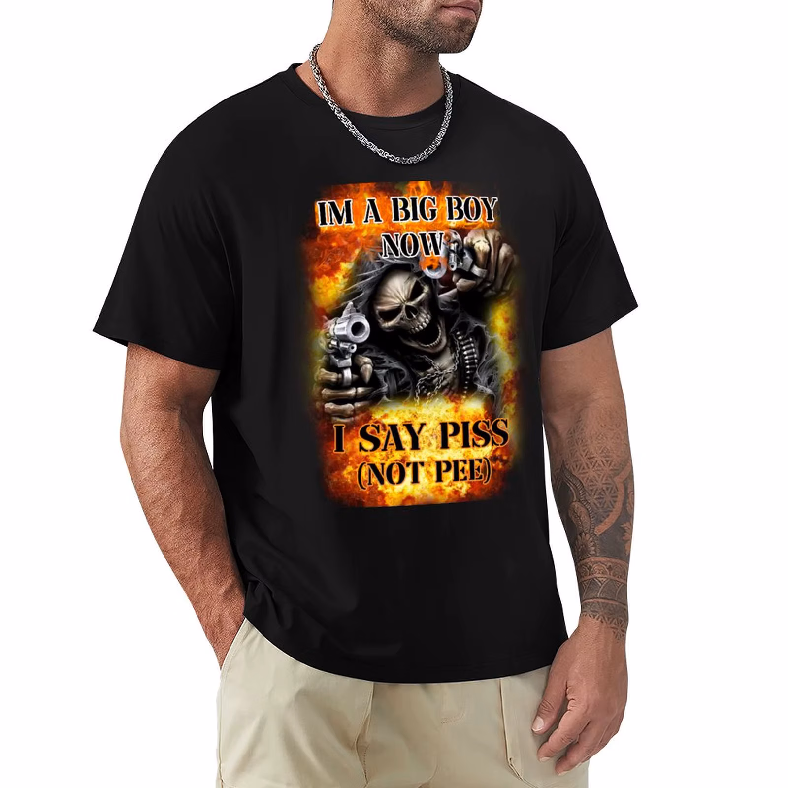 im a big boy now i say piss not pee T-Shirt Summer Sports Quick Dry T-Shirt