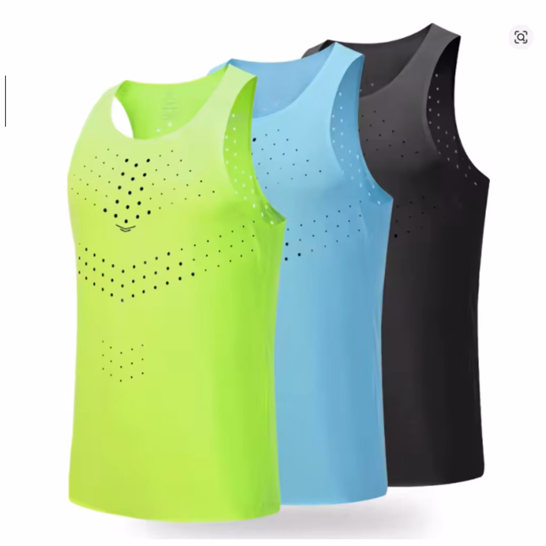 Summer Basketball Mesh Tank Lightweight Marathon Running Sport Vest Tops Track Field Training jersey shirt Vest Men's