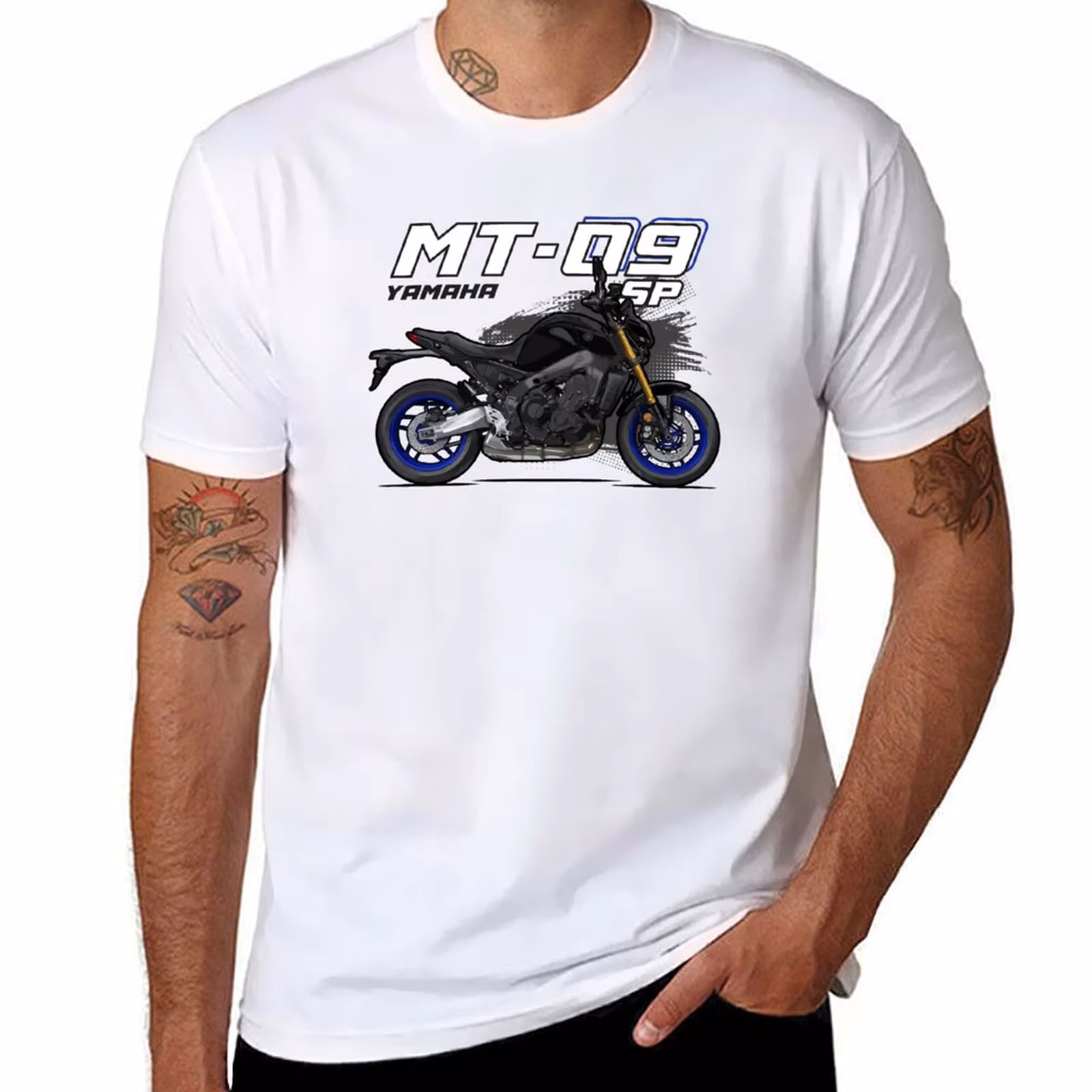 MT-09 SP 2021 T-Shirt boys whites oversized graphic tee new gifts and t-shirts Men's cotton t-shirt