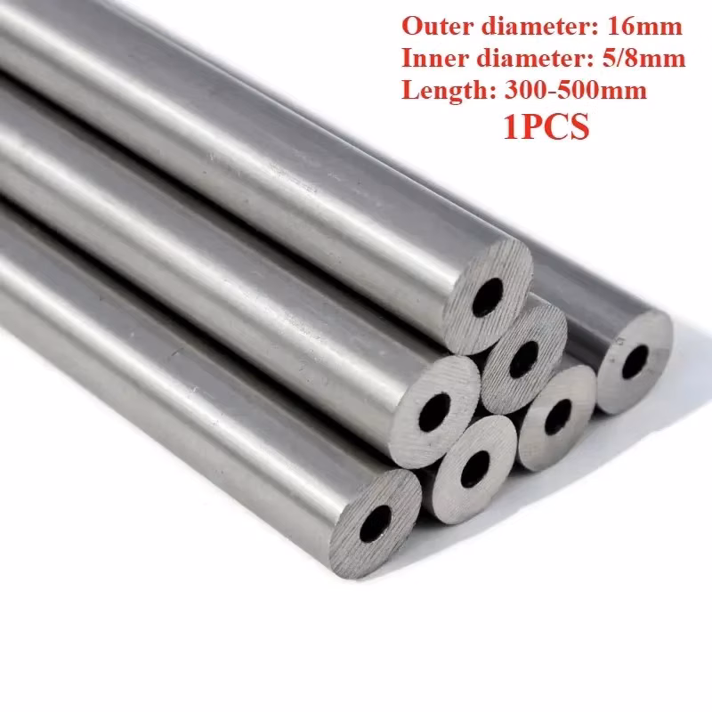 1PCS ID 5 5.46 6 6.3 6.5 8 8.3 9mm 16mm Raised Precision Steel Pipe Seamless Alloy Steel Tube Hydraulic Pipe for Rope