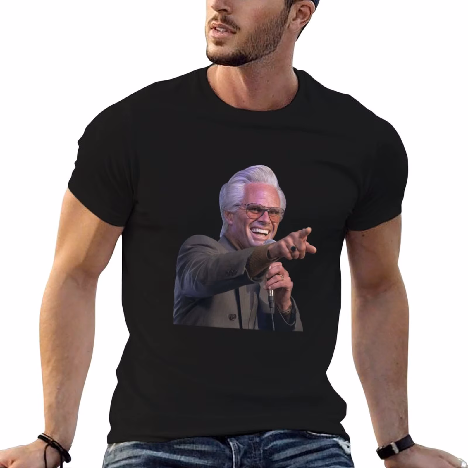 Uncle Baby Billy from The Righteous tv Gemstones Fan T-Shirt Work Comfort T-Shirt for Men