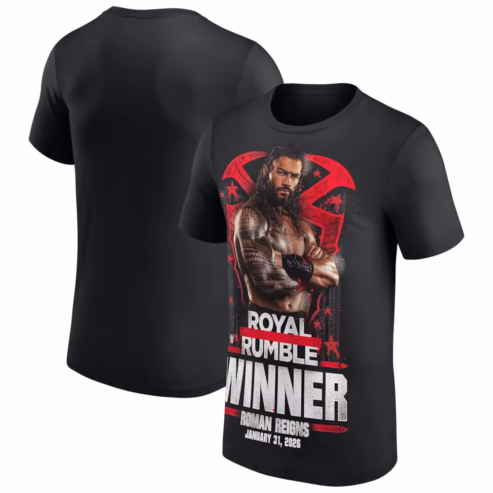 Men's 3D Roman Reigns Black Gold Print T-Shirt, Quick Dry Short Sleeve Tee, Outdoor Casual Sport Top, Multiple Plus