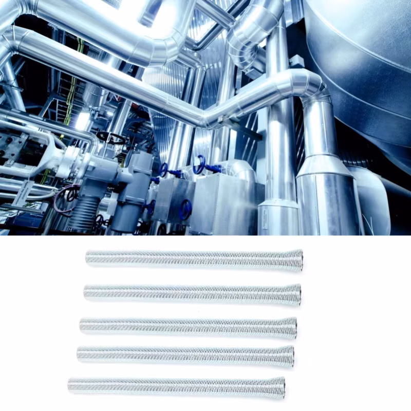 E9 5Pcs Bender Spring Elastic Curved Soft Tube Set Spring Steel Bending Pipe Accessories Spring Copper Pipe Bender