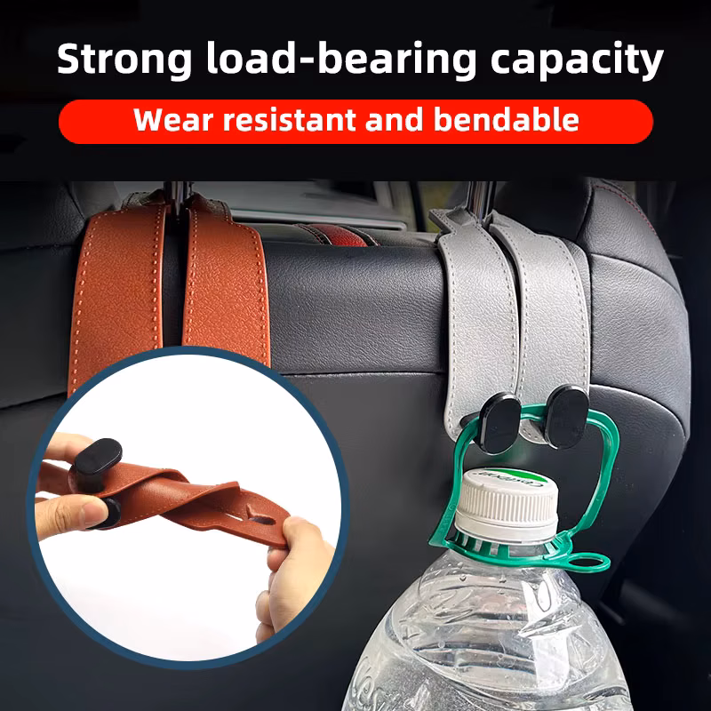 Durable Hidden Car Interior Hooks - Small Seat Back & Headrest Hooks for Vehicle Storage Solutions Car Supplies