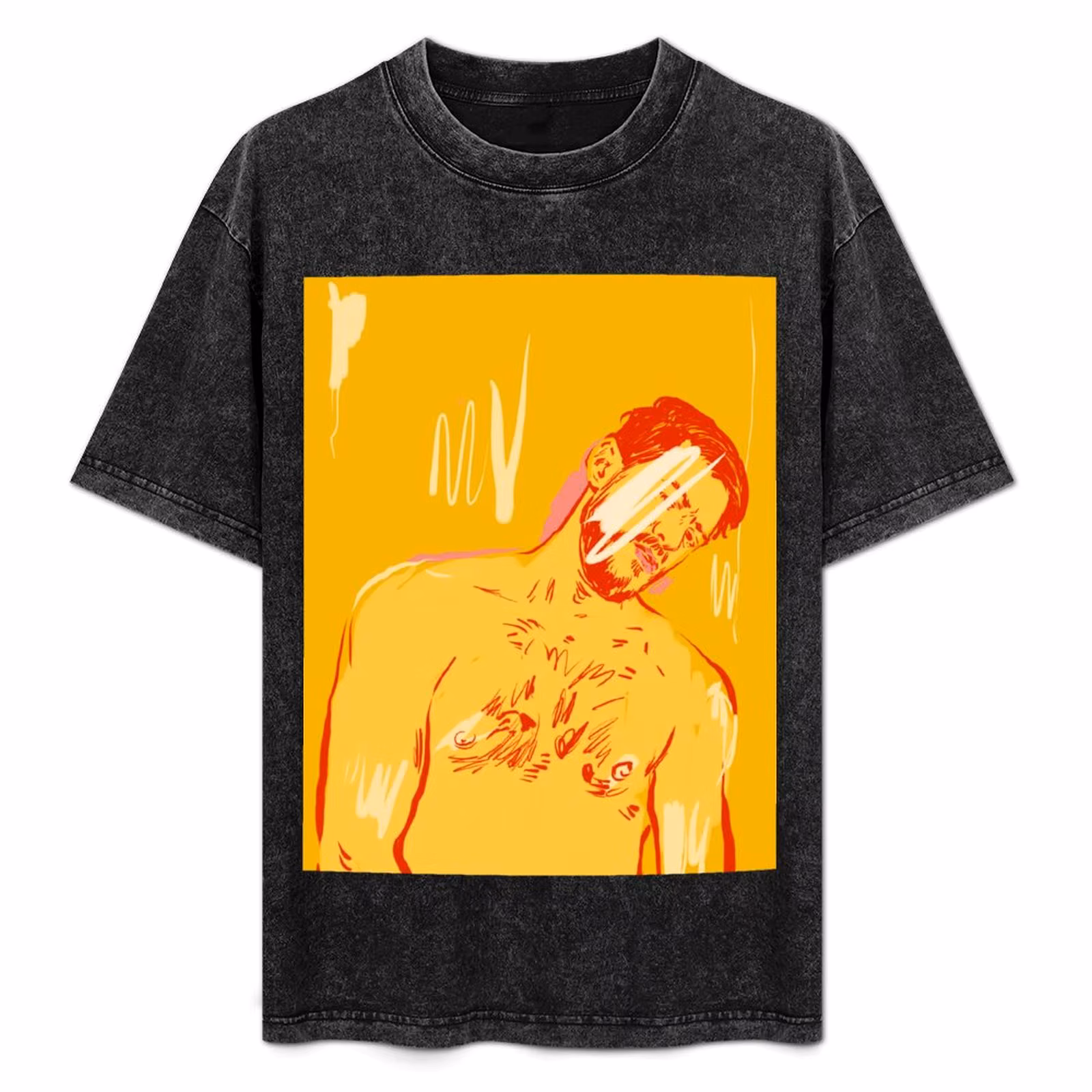 Hey Boy! T-Shirt Urban Casual Loose Fit Tee