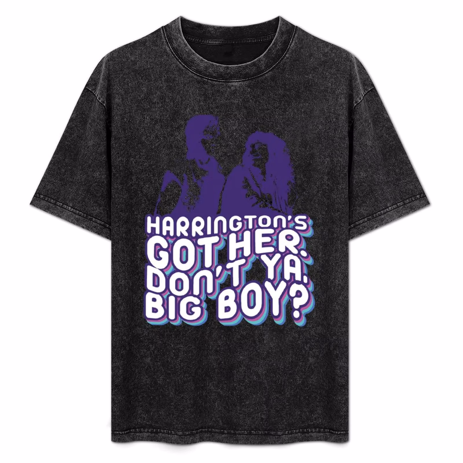 Don't ya big boy T-Shirt All Match Print Short Sleeve Top