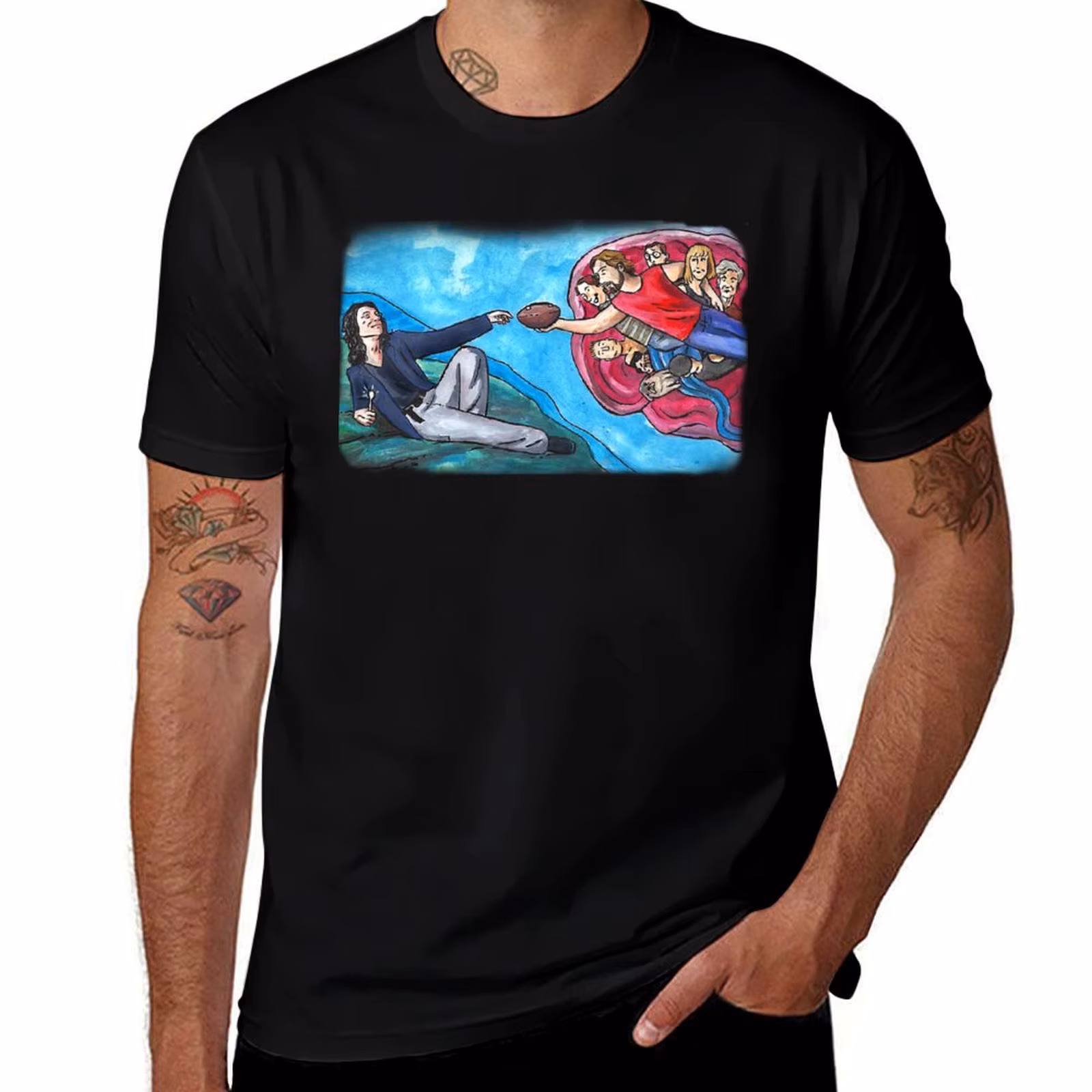 The Creation of Tommy - The Room T-Shirt heavyweights oversizeds for a boy T-shirt men
