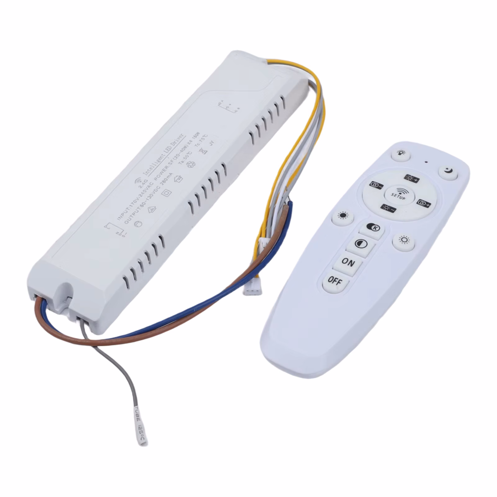 Power Transformer LED Dimmer 160*39*17mm LED Driver Seamless Remote Dimming Multi-output Transformer For RGB LED Strip