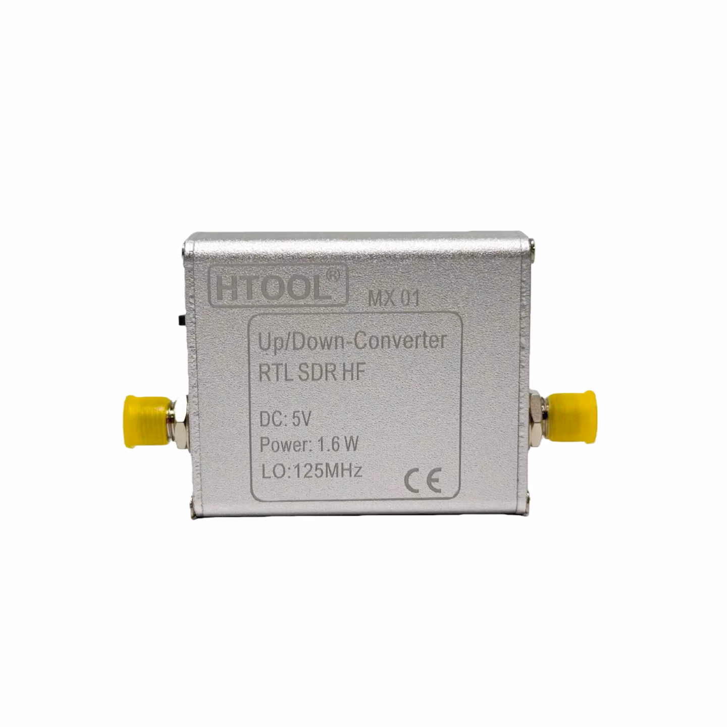 Htool MX01 150K-30MHz Upconverter Cellular Radio Compliant Aluminum Case 5V Power 50Ω Impedance For RTL2383U SDR Test