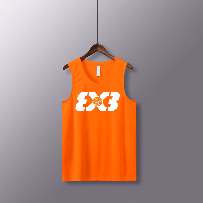 Sleeveless T-shirt for man Shirts Youth Vest Uniforms Men's vest Gym Loose Basketball Jerseys Suits Tank Tops Quick