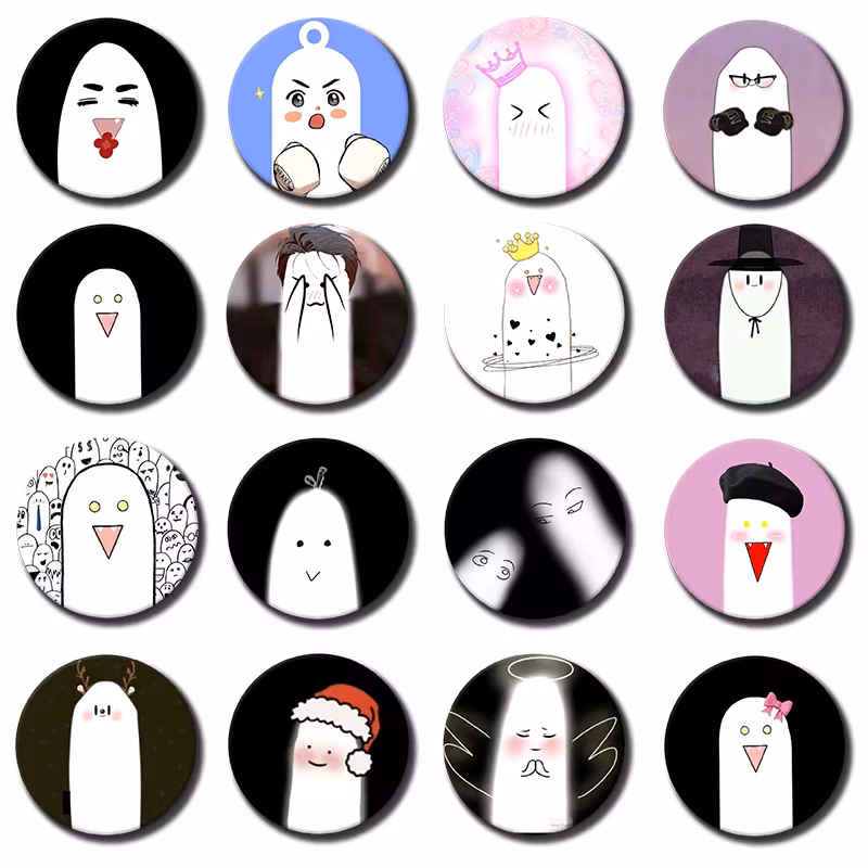 58mm 1PC L-Lightsaber BL Manhwa Anime Soft Button Pin Boy's Love Cartoon Brooch Badge Gay Gifts Bag Decor Jewelry