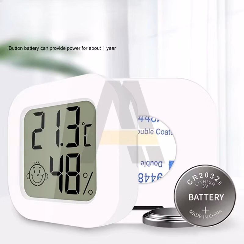Digital Indoor Thermometer Hygrometer High Precision Wall Mounted Temperature Humidity Monitor for Home Baby Room