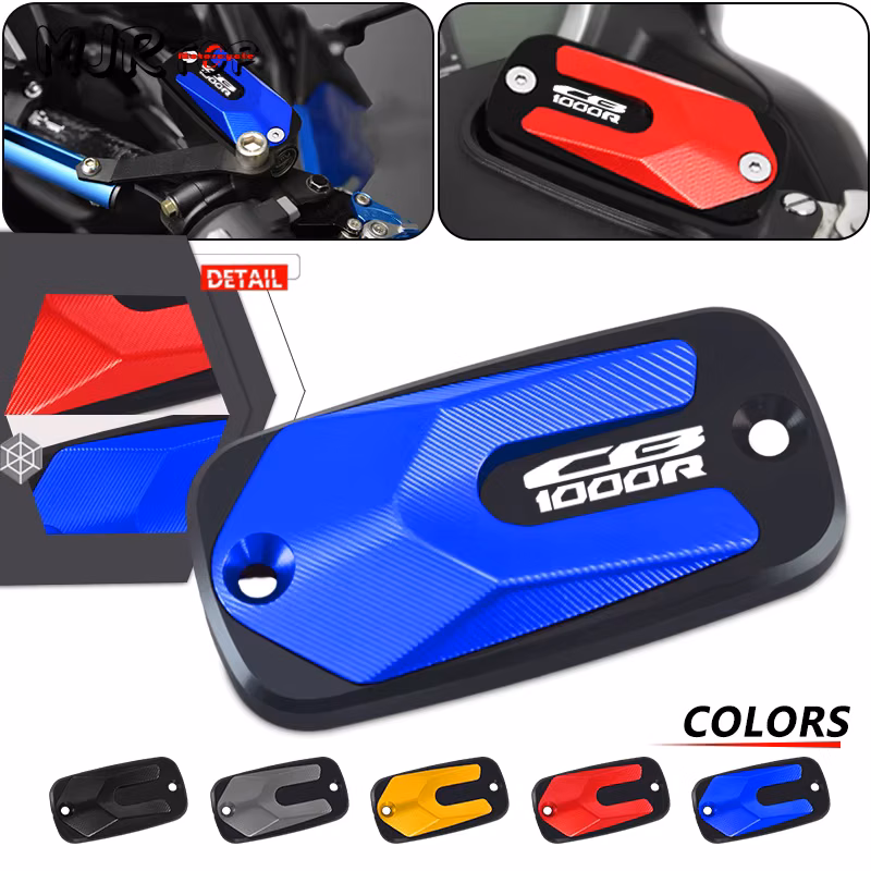 Motorcycle CNC Front Brake Clutch Fluid Reservoir Cover For CB300R CB1000R 2018-2026 CB400 2016-2026 Oil Cup Cap