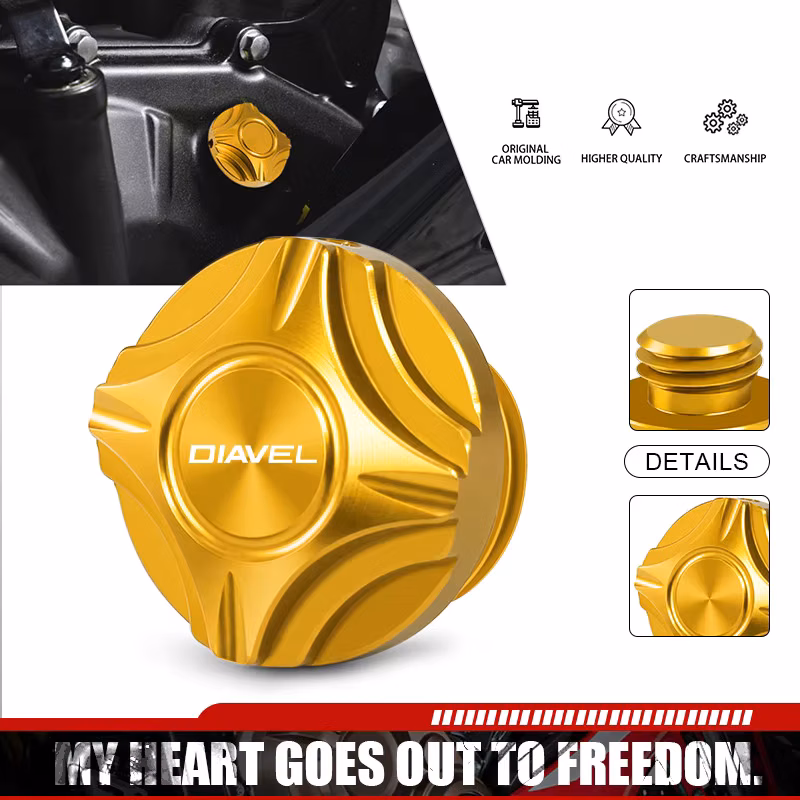 M20*2.5 Oil Cap Protection For Streetfighter 848 V4 Diavel Xdiavel Motorcycle Accessories Engine Oil Filler Cup Plug