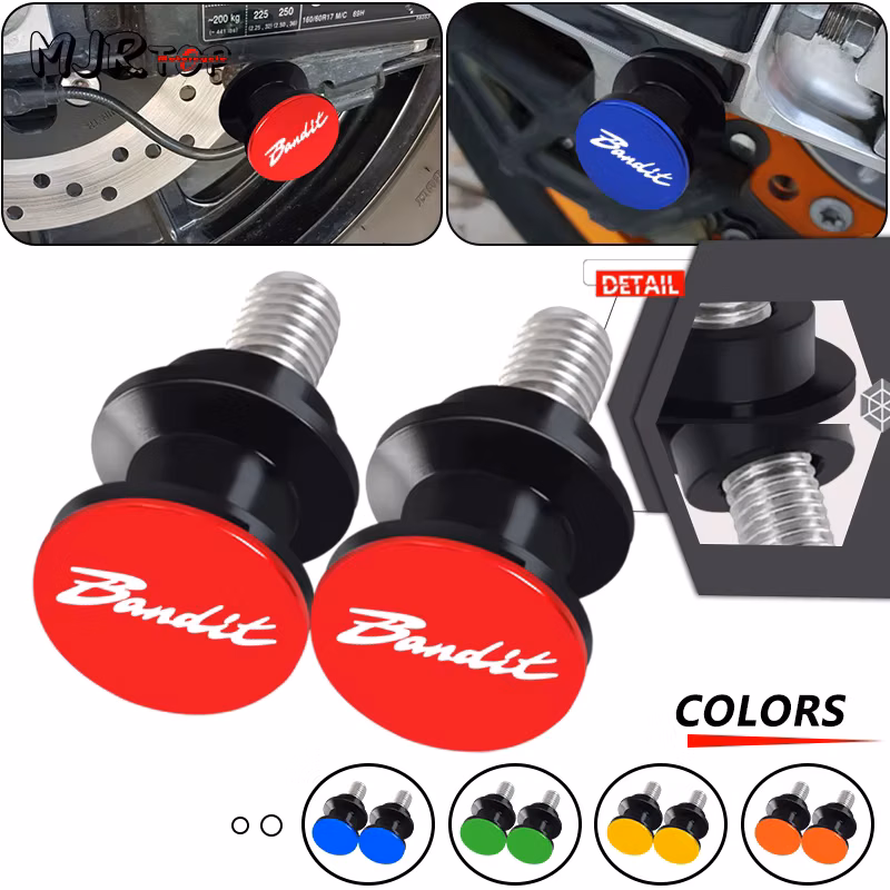 NEW Accessories For Bandit1250 250 400 600 600S 650 GSF650 1200 250 Motorcycle 8M Swingarm Spools Slider Stand Screw