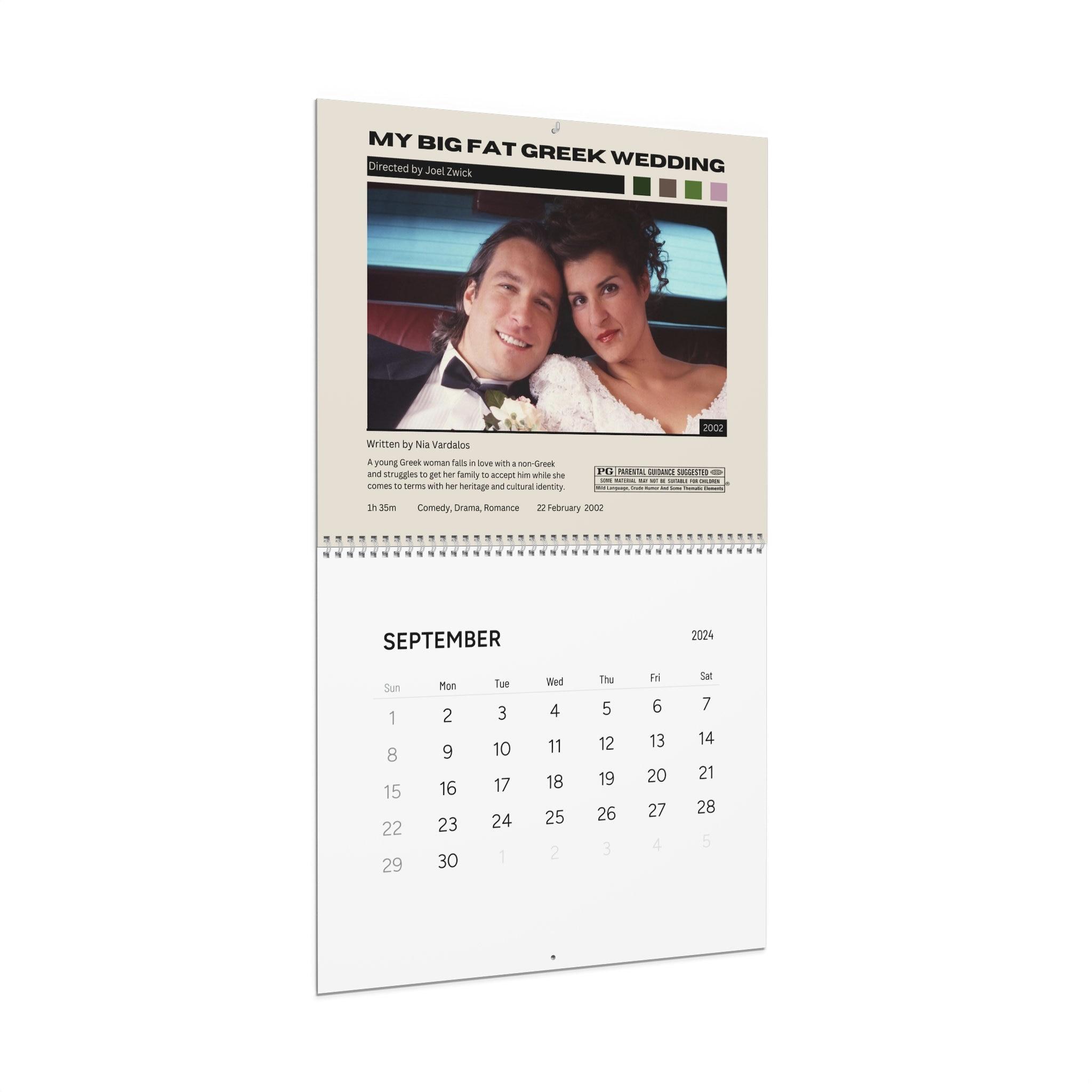 Movie Posters Of 2000s Romantic Comedies Wall Calendar (2024)