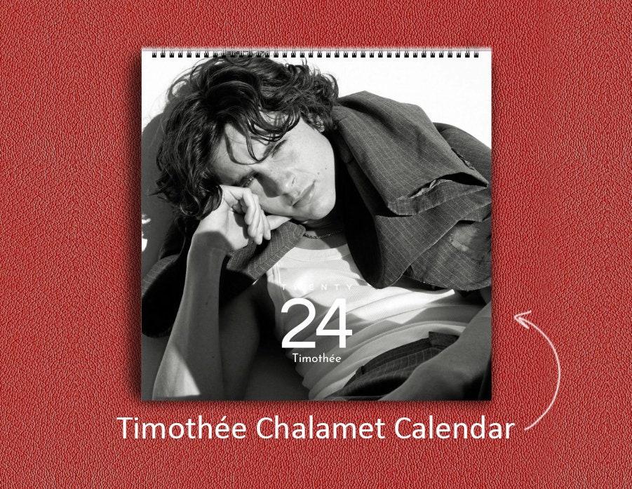 Timothe Chalamet Calendar 2024 | Timothe Chalamet 2024 Wall Calendar