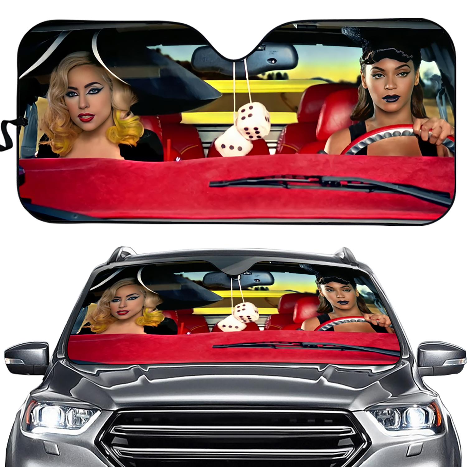 Ld Ga Telephone Car Sunshade Beyoce Car Sunshade