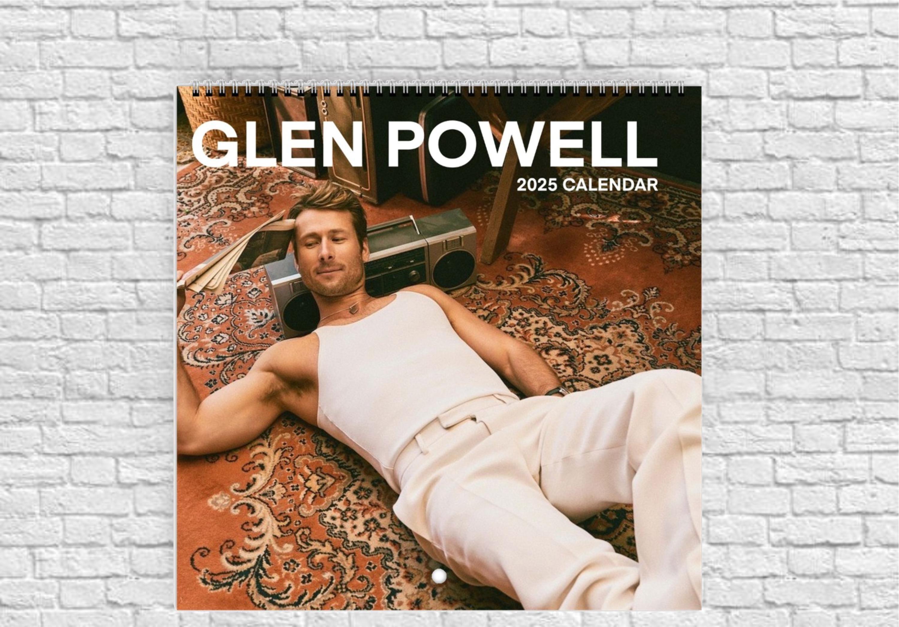 2025 Glen Powell Celebrity Calendar