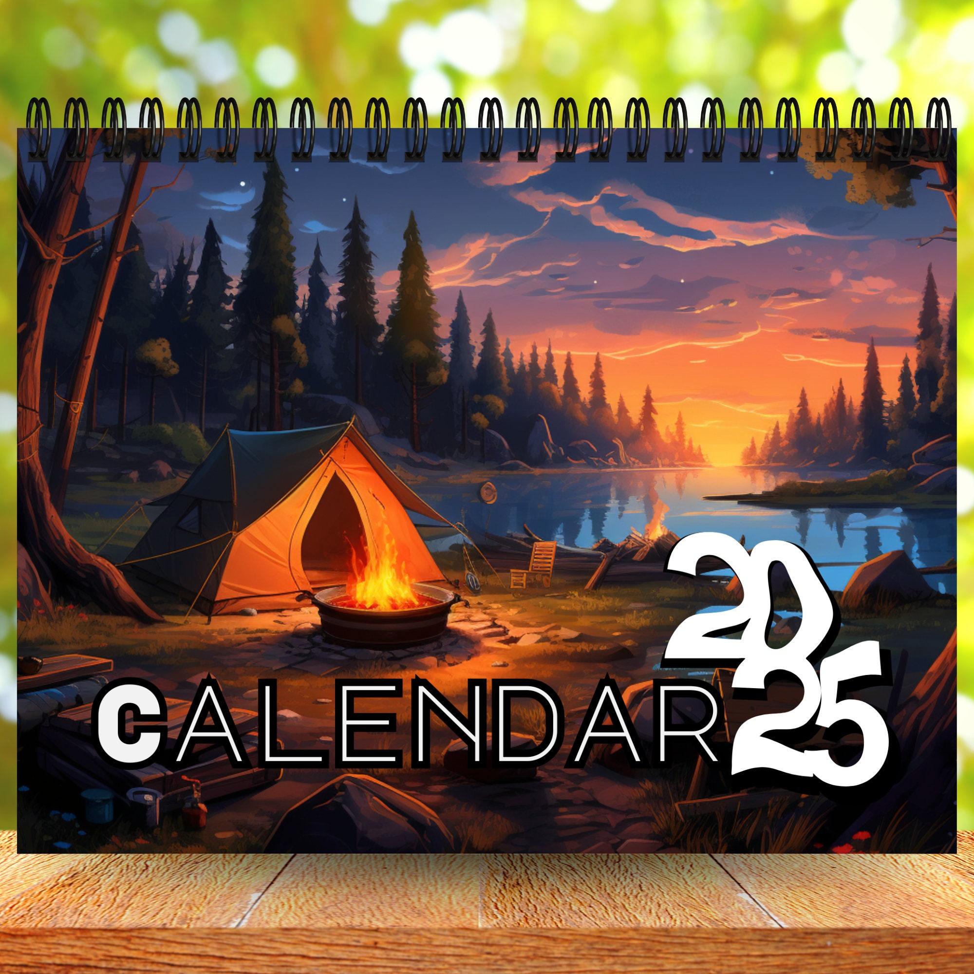 2025 Outdoor Camping Monthly Planner